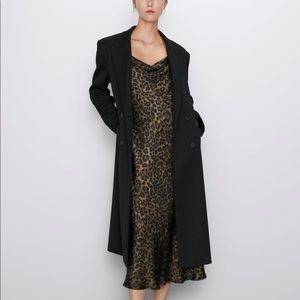 Leopard silky dress
